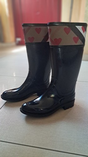 Stivali burberry neri con - stivali,