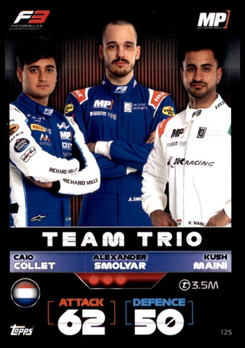 125 trading card turbo - turbo, attax