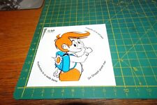 ADESIVO VINTAGE STICKER KLEBEr PRUDENTINO CATARIFRANGENTE PER ZAINO BIMBI