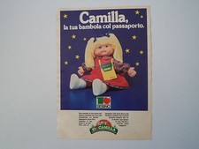 advertising Pubblicità 1984 BAMBOLA CAMILLA SEBINO