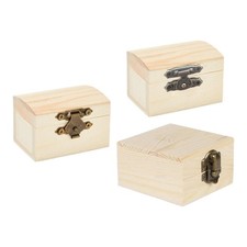 2 pezzi di scatole di legno