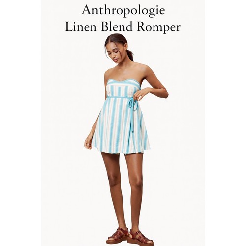 Pagliaccetto anthropologie blu - pagliaccetto,