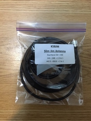 Antenna slim jim metri 70cm - 2,