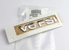 Logo emblema VW targa V6 FSI