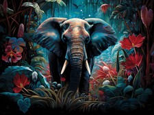 Animale Elefante Giungla
