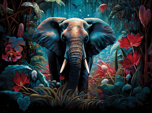 Animale elefante giungla - animale,