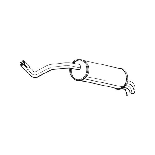Bosal silenziatore scarico - bosal, di