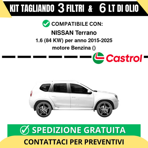 Tagliando per nissan - per, terrano