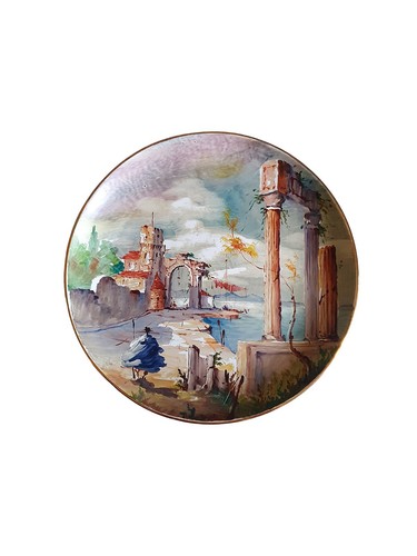 Cantagalli piatto maiolica - cantagalli,