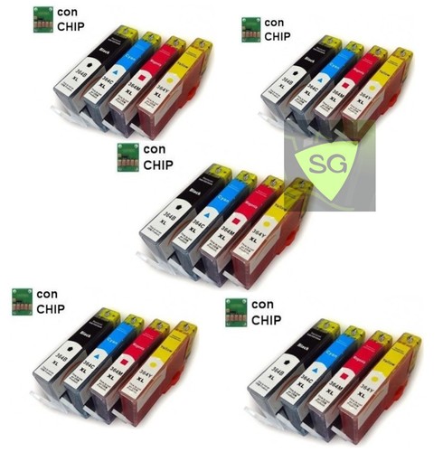 Cartucce 364xl con chip per - con,
