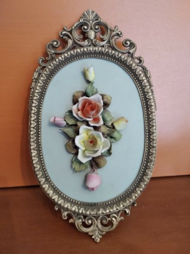 Coppia quadretti ceramica e - in,