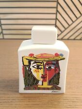 Bottiglia da collezione in porcellana riproducente un'opera di Picasso 