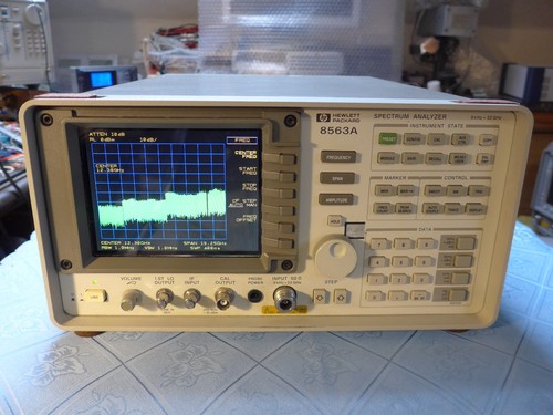 Hp8563a spectrum analyzer 0 - spectrum,