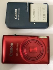 CANON IXUS 220 HS 12MP ROSSO ECCELLENTE++ fotocamera digitale funzionante qualità tascabile