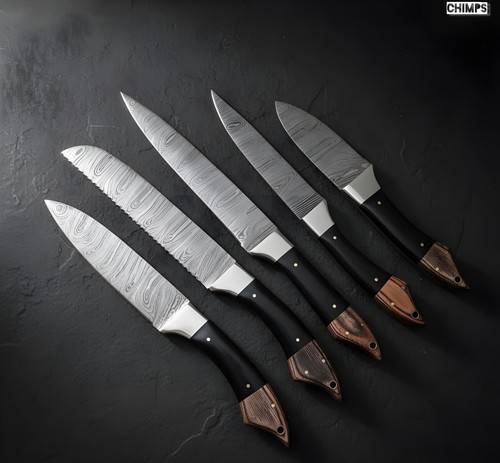 Set coltelli cucina acciaio - coltelli,