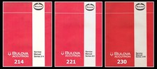Bulova ACCUTRON 214 -  221 - 230 SERVICE MANUAL - english language