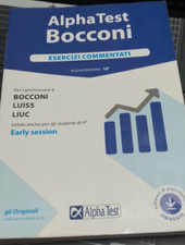 esercizi commentati - alpha test bocconi - 9788848321006