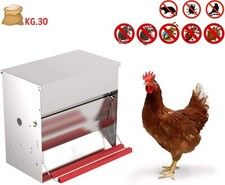 Mangiatoia avicoli, polli, galline da kg.30 con apertura meccanica