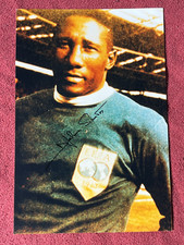 Autografo DJALMA SANTOS (†2013)-Nazionale BRASILE-Palmeiras-firmato Big 12x8"