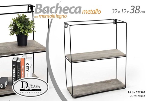 Bacheca porta oggetti metallo - bacheca,