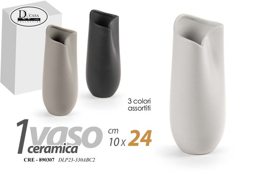 Vaso ceramica fiori - ceramica,