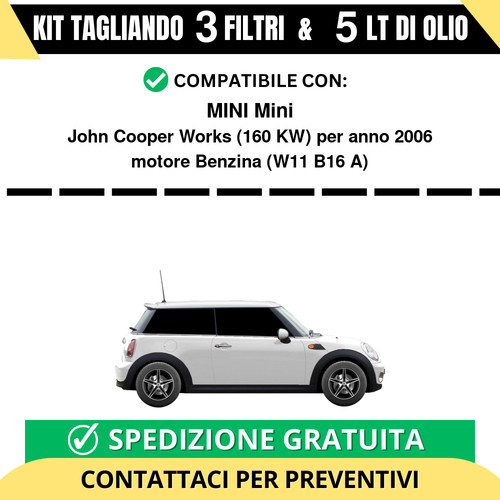 Tagliando per mini john - per,