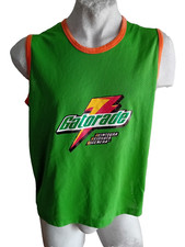 GATORADE Maglia Canotta Corsa Spiaggia Running Jersey Palestra Yoga Vintage 90s