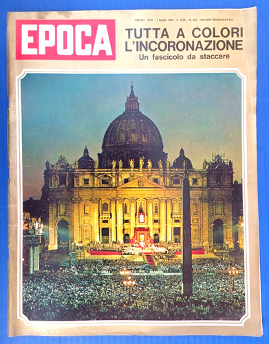 Incoronazione papa paolo - l'incoronazione,