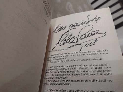 Autografato con dedica - autografato,