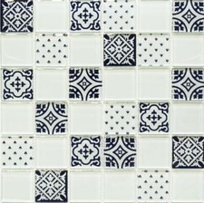 Piastrelle mosaico vetro - piastrelle, in
