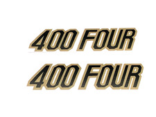 HONDA 400 FOUR ADESIVI NERO