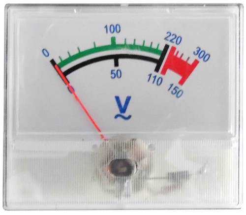Voltmetro analogico - , da