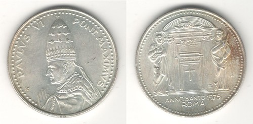 Medaglia paolo anno santo - paolo, vi