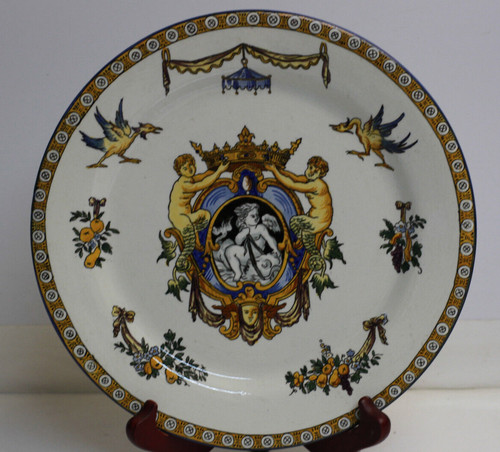 Assiette faïence gien - assiette, en