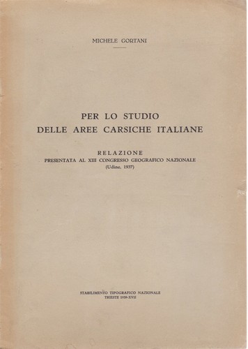 Michele gortani 1939 - michele,