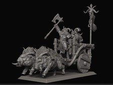 Beastmen Boars Chariot -