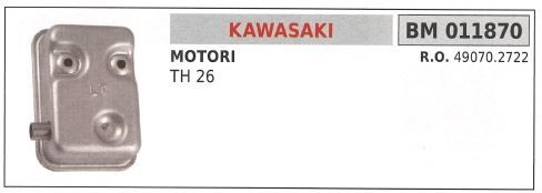 Marmitta kawasaki tagliasiepe - marmitta,