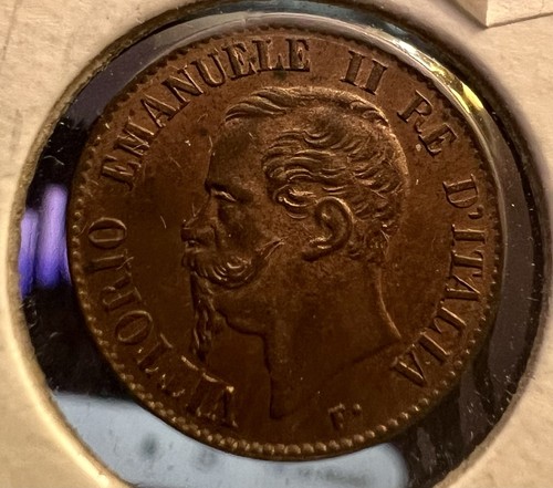 Italia 1867 centesimo - 1867-m,