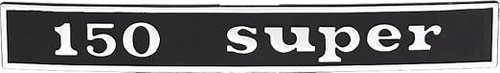 Targhetta scritta 150 - , super