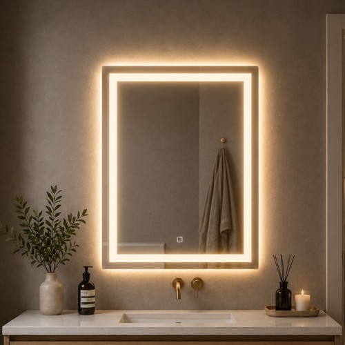 Specchio rettangolare con - specchio,