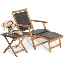 2 PCS Foldable Patio Set