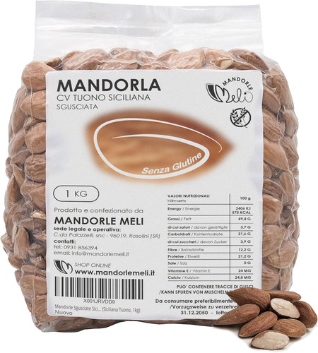 Mandorle sgusciate siciliane - mandorle,