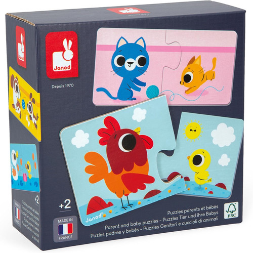 Puzzle genitori e bambini - -,