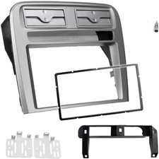 Mascherina auto2 DIN FIAT GRANDE PUNTO Versione con foro allargato per radio cin