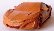 1:18 NSX Type R JDM Modello in legno da collezione altre auto su richiesta
