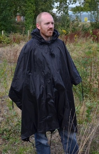 Poncho nero emergenza - di,