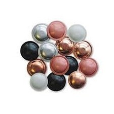 Coprivite Cappellotto Borchia Sigilla testa delle viti d.25mm 100pz (E4h)