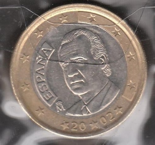 E428 moneta coin spagna 1 - e428,