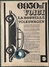 Rara Pubblicità VOLKSWAGEN Maggiolino del 1960