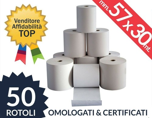 Rotoli termici 57x30mm - 50,